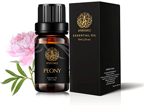 100 % reines Pfingstrosenätherisches Öl für Diffusor, 10ml Aromatherapie Pfingstrose ätherisches Öl für Luftbefeuchter, Massage, Therapeutisches Grade Pfingstrose ätherisches Öl für Zuhause