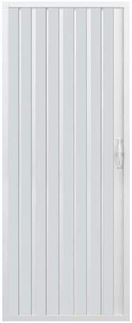 Mampara de ducha Liberté, 100 cm x 185 cm de altura, puerta única de PVC con apertura lateral tipo fuelle