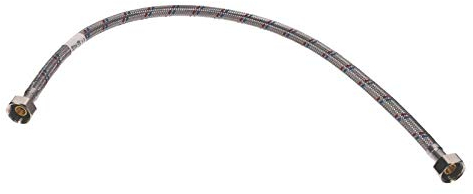 Panzerschlauch Flexschlauch Edelstahl Sanitär Wasser Schlauch 1/2 ÜM x 1/2 ÜM 600 MM