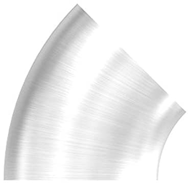 Fenau - Bogen 45° - zum Schweißen - für Rundrohr: Ø 33,7 mm - Material: V2A (Edelstahl) - langlebig & robust