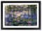 Big Box Art Claude Monet Water Lilies No.6 Framed Wall Art Picture Print Ready to Hang, Oak A2 (62 x 45 cm)