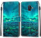 Feyten Kompatibel mit Samsung Galaxy A6 2018 Hülle, Handyhülle Samsung A6 2018, Galaxy A6 2018 Schutzhülle Wallet Leder Klappbar Magnet Klapphülle Samsung A6 2018 Case Lederhülle (Aurora)