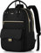 Rucksack Damen Laptoptasche 15,6 Zoll,Schulrucksack Mädchen Teenager Schultasche für Uni Studium,Arbeitstasche Damenrucksäcke Reiser Business,Geschenke für Frauen,Schwarz