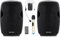 Pronomic Move 12 Partybox 2X Set - Mobile PA-Anlage Bluetooth Lautsprecher TWS - Musikbox mit leistungsstarkem Akku - Leistung 30W (RMS) - Inkl. Aktivbox, Funkmikrofon, Headset & Fernbedienung