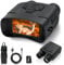 Night Vision Goggles, Relassy 4K HD Digital Infrared Night Binoculars 300m Range, 4000mAh Rechargeable Night Vision, 5X Digital Zoom for Birdwatching Camping