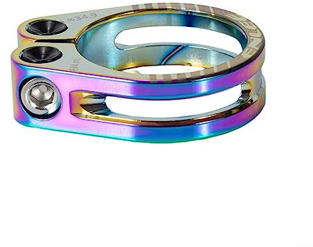 Mountain Bike Seatpost Clamp Hollow Lock Seatpost Clamp 31.8 34.9mm Lock(34.9 colorful)