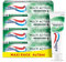 Aquafresh Dentifricio Multi Action al Fluoro, con Azione Antibatterica, Rinforza lo smalto, Combatte Carie, Macchie Superficiali Attacchi Acidi e Alito Cattivo, Confezione 4x75 ml