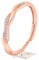 YOEE Rose Gold Ring Eternity Ring Infinity Rings for Women Girls, Adjustable Wedding Promise Thumb Rings for Women with Cubic Zirconia Engagement Rings Jewellery Gift for Her