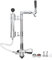 G5/8 Hochleistungs Bierzapfanlage 8 Zoll Keg Zapfhahn Keg Druckpumpe Kit mit Bierzapfhahn S~Typ Kupplung für Bars, Kneipen, Restaurants, Hotels, Haushalte, Bierzapfzubehör