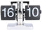Cryfokt Flip-Down-Uhr, Retro-Vintage-Digital-Flip-Down-Uhr mit Umgebungsbeleuchtung, Lautlose Flip-Schreibtisch-Regaluhr für Schlafzimmer, Nachttisch, Zuhause, Büro, Schule, (Schwarzes