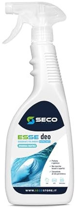 SECOSTORE - ESSE DEO - Deodorante per ambienti igienizzante - essenza marina - 6 flaconi da 750 ml