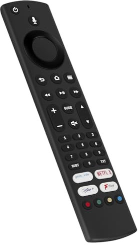VINABTY Fire Remplacer la télécommande vocale Convient TCL QLED Television, 4K Ultra HD CF63K Series 55CF630K 50CF630K