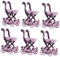 VICASKY 6 Pcs Mini Shopping Cart Lovely Doll Shopping Trolley Models Mini House Decor