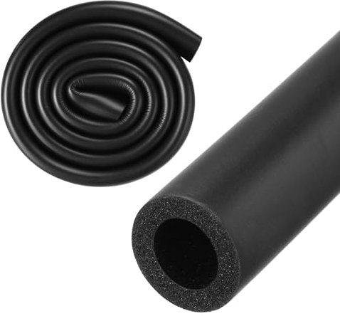 M METERXITY Pipe Insulation Tube, 18mm ID 30mm OD 3.3Ft 1m Length, Soft Flexible Foam Tubing for Handle Grip Support/Guitar Stand/Roof Racks [Black]