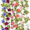 HUAESIN 6PCS Künstliche Rosen Girlande 230cm Rosengirlande Blumengirlande Künstliche Blumen Hängende Pflanze Kunstblumen Girlande Rose Girlande Frühling für Hochzeit Garten Party Auto Deko(6 Farben)