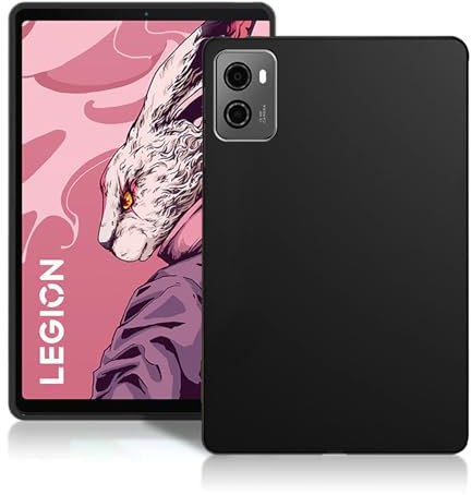 KUSINHOKA Case for Lenovo Legion Y700 2023,Shockproof Anti Scratch Ultra Slim Soft TPU Silicone Touch Lightweight Protective Back Cover Soft Flexible Bumper Hybrid Case,Black