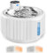 Fontaine a Eau Chat sans Fil, 2.8L Fontaine Eau Chat avec Détecteur de Mouvement et Filtres de Rechange, 4000 mAh Abreuvoirs pour Chats avec Plateau en Acier Inoxydable