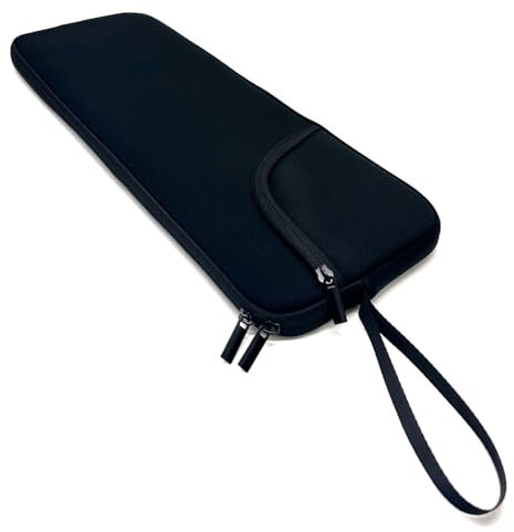 Wanty Neoprene Dust-proof Cover Carry Bag Sleeve Pouch Protection with Handle and Outer Pocket for Lo-gitech MK335 / MK345 Wireless Keyboard and Mouse Combo