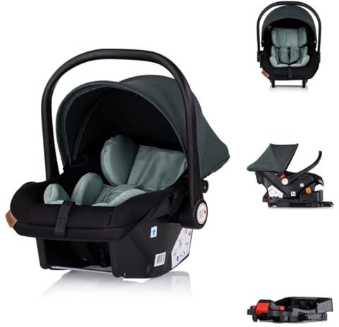 Chipolino Set Babyschale Isofix-Basis-Station Amore i-Size Gruppe 0+ (0-13 kg) tuerkis