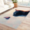 WQBQKKX 3D Teppich Kinderzimmer Tier Carpet Lustige Tiere Teppich Wohnzimmer Schlafzimmer Weich Kurzflor & Waschbar & rutschfest Rug(Schwarz)-150x180cm