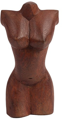 Tokoindah Art-Craft Torso Frau aus Suar Holz 15cm