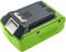 TECHTEK Battery 4000mAh compatible with [GreenWorks] 10-Inch Cordless Chainsaw 20362, 130MPH Cordless G24 Sweeper, 20-Inch Pole Hedge Trimmer, 2000007, 2000107, 20362 Chainsaw, 2100007, 2100107, 22-I