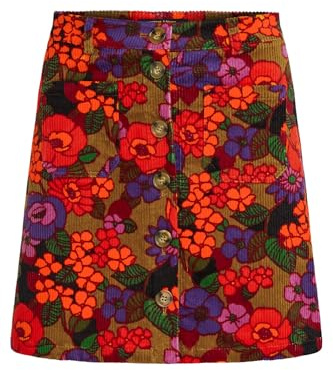 King Louie Damen Mini-Rock mit Cordstoff Garbo Mini Skirt Ramone (DE/NL/SE/PL, Numerisch, 40, Regular, Regular, Multi Color)