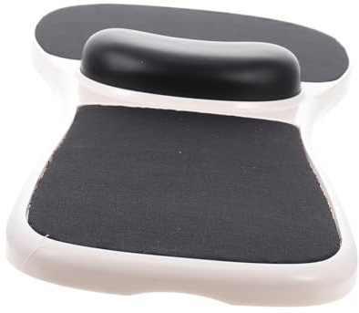 SUPVOX Memory Foam Elbow Support Board Wrist Rest, Desk Arm Support Frame for Computer Mouse, Black Desktop Extension for Office and Chair Use (Version 2)