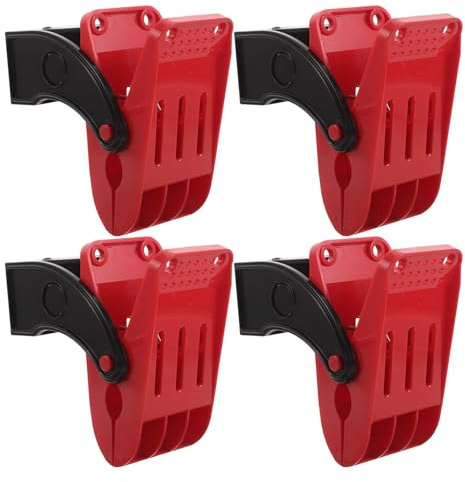 Anneome Floor Mat Holder Clips 4Pcs Wall-Mounted Spring Clamps for Car Carpet Fixing in Auto Service Workshops