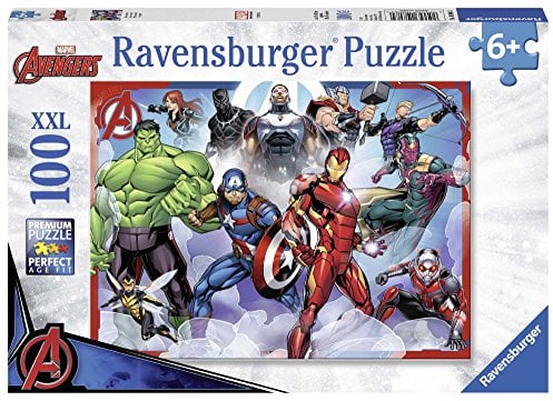 Ravensburger Marvel Avengers 100 piece Jigsaw Puzzle for Kids Age 6 Years and Up - Extra Large Pieces
