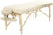 Clap Tzu | Classic Set | professionelle Mobile Massageliege Creme | 65 mm Polsterung ﻿| ﻿184 x 75 cm | inkl. ﻿Kopfstütze ErgoFit mit Polsterkragen, ﻿Armablage, ﻿Transporttasche ﻿| seit 35 Jahren