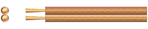 Quality Transparent Speaker Cable | 100m Reel | 2 x 32 Strand