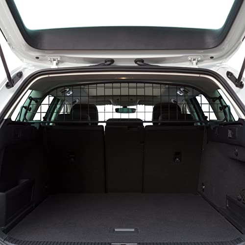 Travall Hundegitter für Volkswagen Passat (2014-2024) Fahrzeugspezifisches Hundegitter, Kofferraumschutz für Hundetransport, Gepäckschutz, Robustes Stahlnetz Auto Hundesperre