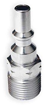 IBEDA Kupplungsstift D4 aus Edelstahl mit Außengewinde für DKD, DKG und DKT Schlauchkupplungen für Brenngase, Sauerstoff und Inerte Gase, Ausführung:Inertes Gas G 1/4'' RH