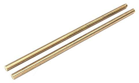 EsportsMJJ 2P. 150 mm X 5 mm Laiton Barre De Tige Matériel Tiges Rondes Solides