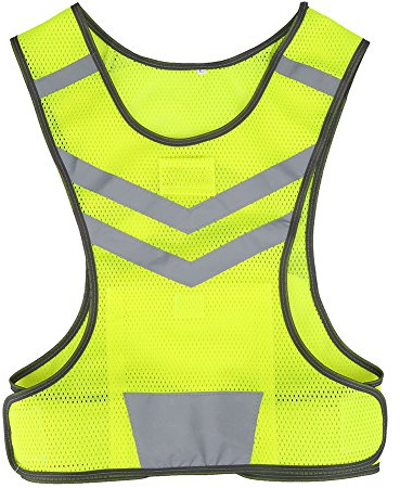 Tbest Lauf Warnweste Herren,Warnweste Fahrrad,Reflektierende Warnweste,Reflektorweste Sicheeitsweste Fahrrad Rahren Einstellbare Hoch Sichtbarkeit Sporn e Für Laufen Wandern ttfläche Frau Mann