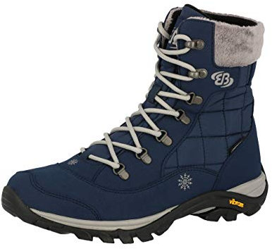 Brütting Damen Himalaya Schneestiefel, Marine Grau, 44 EU