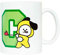 Erik Tasse BT21 Chimmy - Kaffeebecher - Tasse für Kaffee und Tee - Offizielles BT21 Merchandising - Größe : 9,5 cm x 8 cm - Fassungsvermögen : 350 ml - Offizielle Lizenz - BT21 Fanartikel