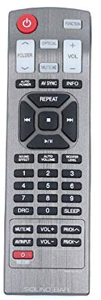 ALLIMITY AKB73575431 sub AKB73575422 Télécommande Remplacer pour LG Soundbar LAP440 NB2420A NB2430A NB2431A NB3520A NB3540 NB4540 NB4542 NB5540