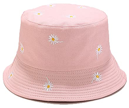 YAMEE Fischerhut Unisex Reversibel, Bucket Hat Damen Baumwolle Cap Herren mütze Zwei Seiten- Hut Faltbar Anglerhut Zum Wandern Camping Reisen Angeln 55-58cm