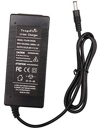 29.4V Charger Power Supply Adapter Electric Scooter Charger Input 100-240V AC-DC Charge 63W for 25.2V 25.9V 24V 7S Lithium Battery Pack