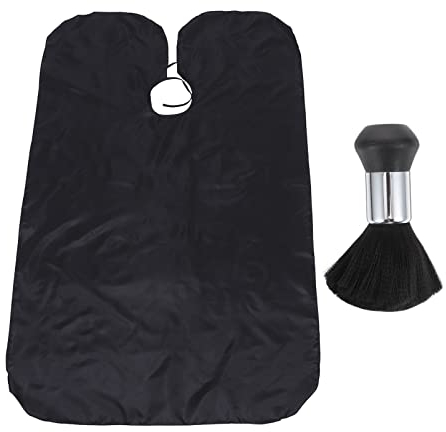 minkissy Barber Tool Hair Salon Cape Hair Shawl Dyeing Styling Cloth Apron Neck Duster Brush Cape