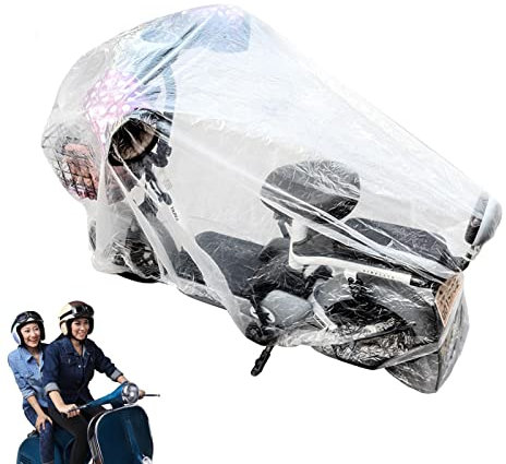 HINAA Copri Scooter Impermeabile | Copertura per Moto per Esterni e Interni, coperture per Veicoli a Prova di Pioggia/Sole/Polvere/Acqua - Teli coprimoto per Tutte Le Stagioni per la Protezione