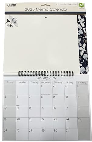 2026 Hanging Wiro Memo Board Wall Calendar Family Organiser With Pen - ORANGE (Design No. 1)
