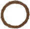 MAGICLULU Door Rattan Ring Christmas Wreath 30CM Grapevine Vine Frame Twig Garland for DIY Craft Door Wall Decor Dried Heart Decor