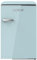 Cecotec Mini Nevera Retro 1 Puerta - 110 L Bolero CoolMarket TT Origin 110 Blue E. Mini Frigorífico, ICEBOX, Luz Interior, Tirador Cromado, Bandejas Cristal, Abridor Botellines, Estilo Vintage Azul