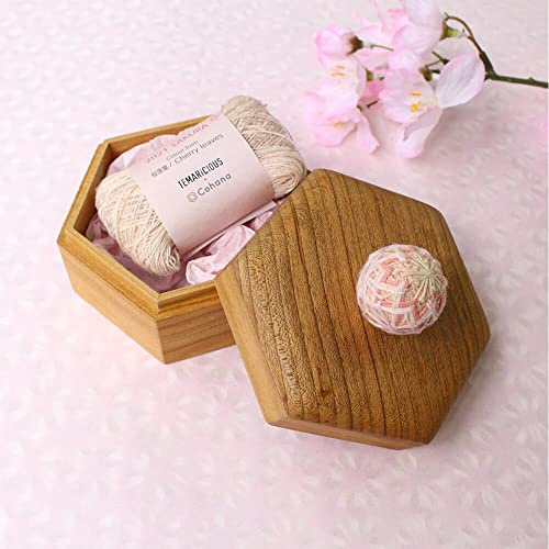 Cohana - Cohana Sakura Temari Garn in Holzkiste - 1 Stück