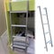 ENHEN Hochbettleiter Verstellbare Zweiketten -Bunk -Leiter - 116 cm / 130 cm / 140 cm / 150 cm Groß, Robus Heavy Duty Home Camper Bett Side Leiter, Metall-Leiter (Size : 130cm/50)