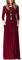 WNEEDU Femme Robe Longue Manches 3/4 Robes Maxi Décontractées avec Poches Robes Femme