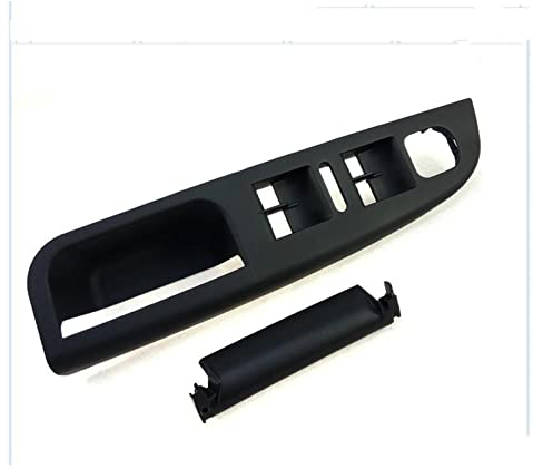 HABRAT Türgriff Innen Innengriff Für VW Für GTI MK5 Für Jetta Für Golf 5 Innere Armlehne Türgriff Abdeckung Hauptfensterschalter Blendenabdeckung (Farbe : 4)
